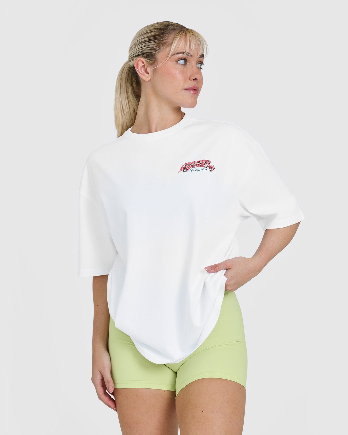 OA Tour Graphic Washed T-Shirt | White - Image 2