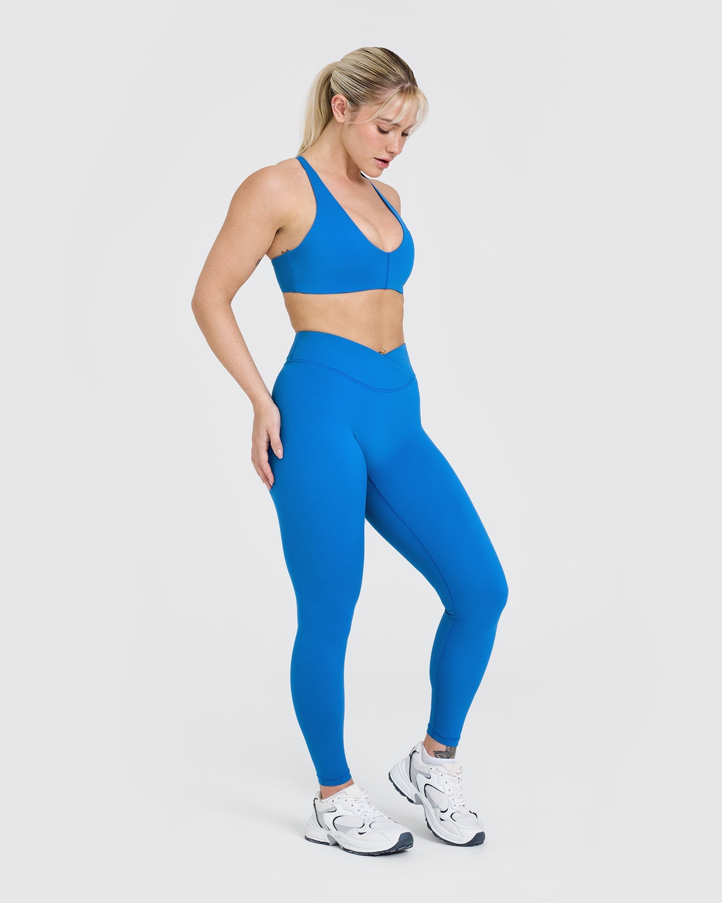 UnifiedMove Wrap Leggings | Retro Blue - Image 3