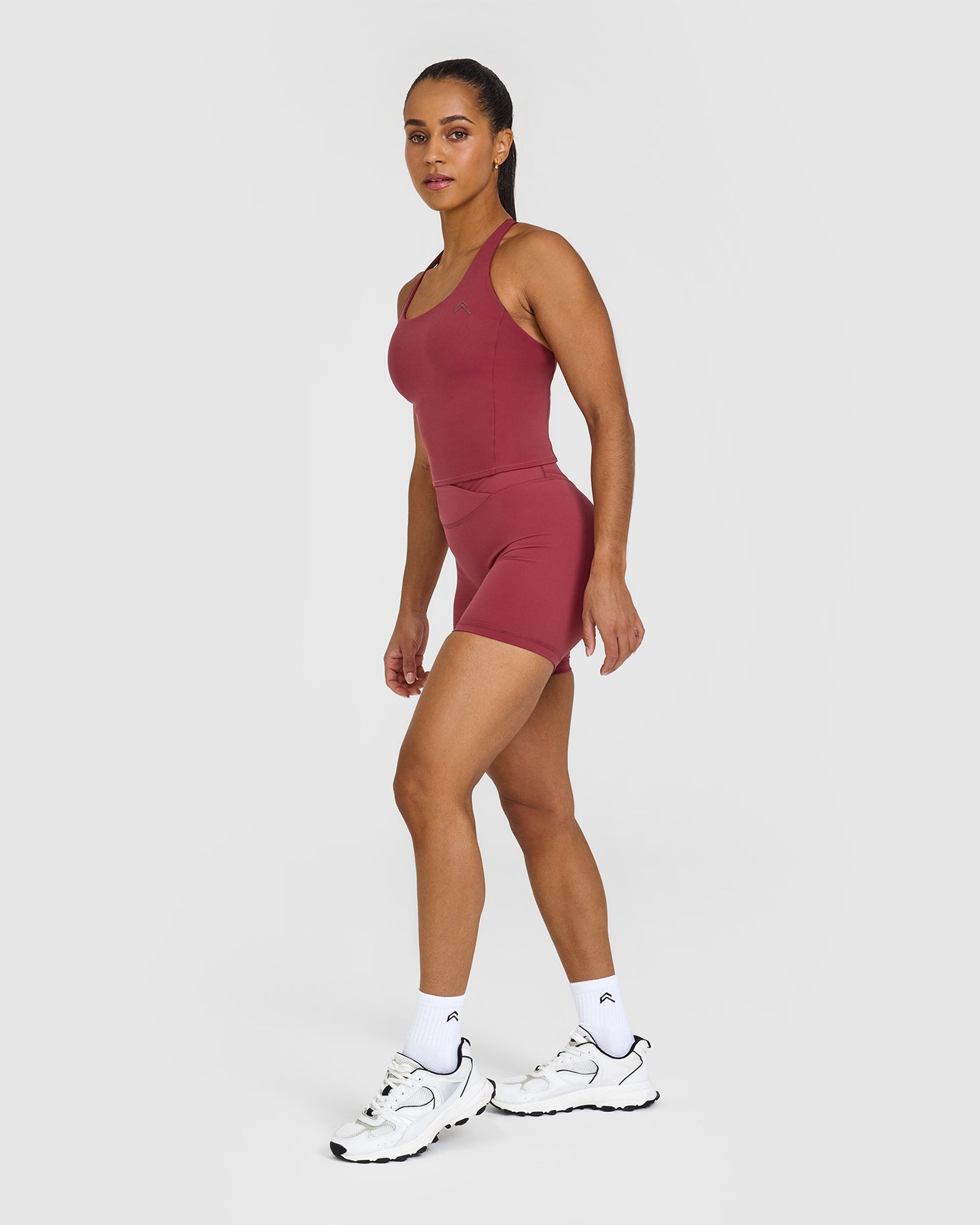 Timeless Square Neck Mid Vest | Burnt Cherry - Image 3