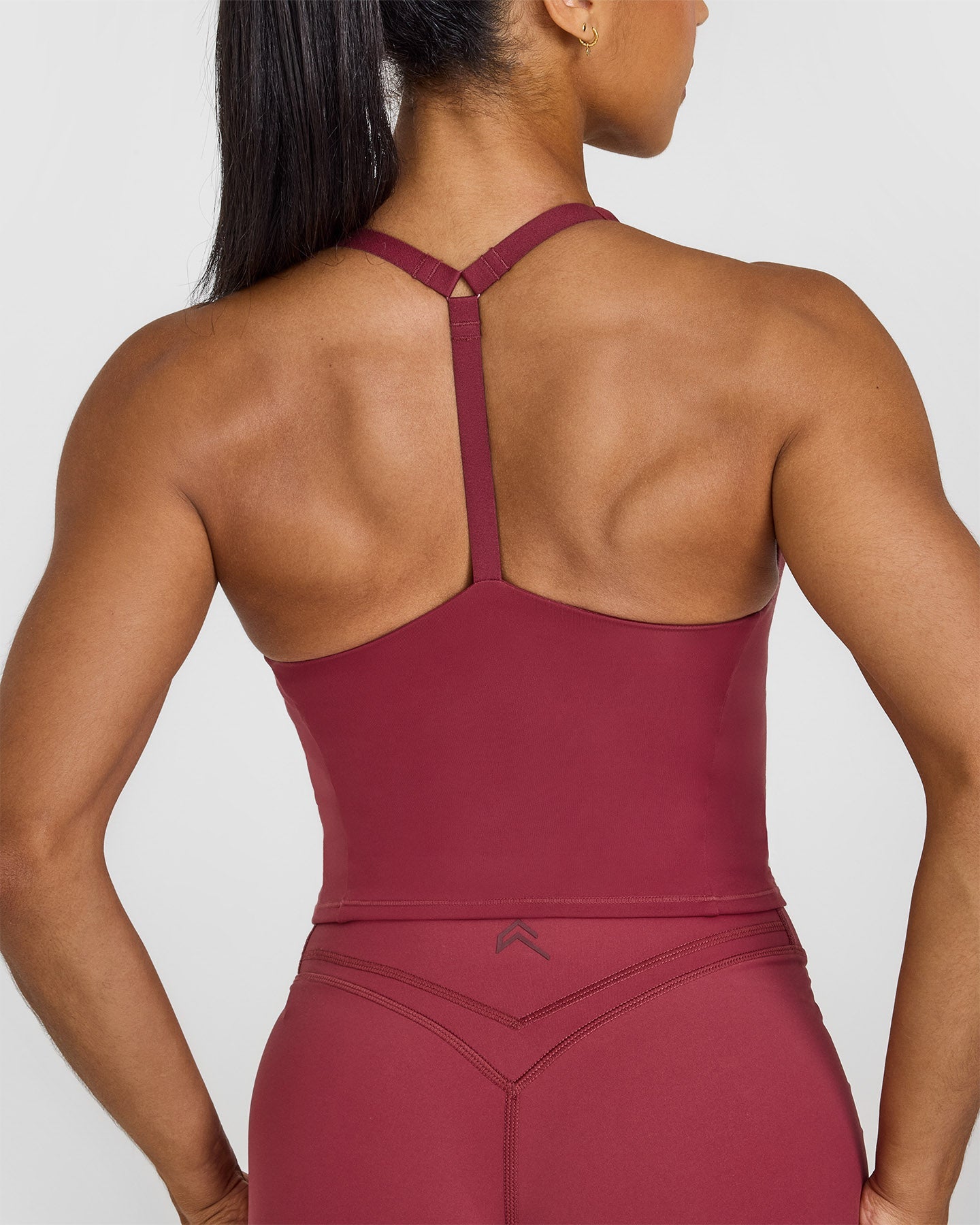 Timeless Square Neck Mid Vest | Burnt Cherry - Image 5
