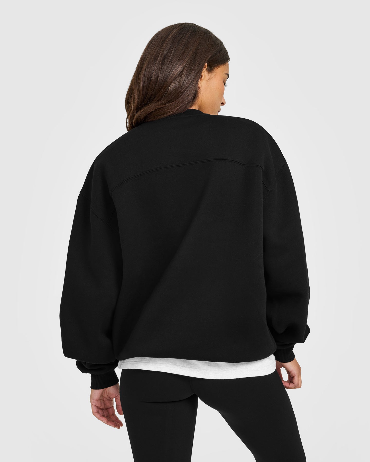 Foundations Oversized Oner Girlfriend Sweatshirt | Black - Image 2