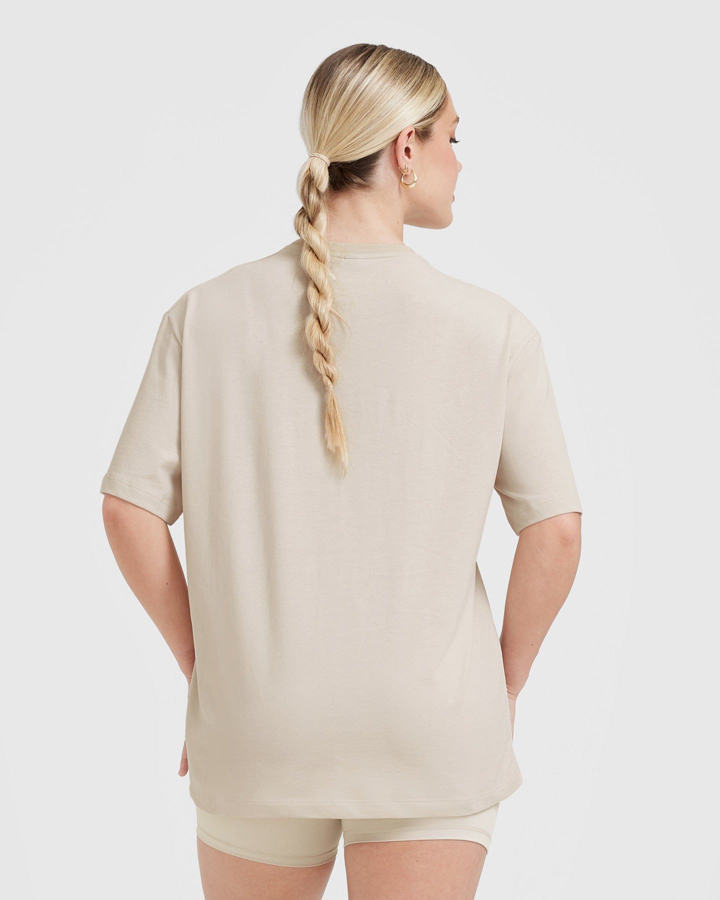 Classic Oversized Lightweight T-Shirt | Washed Sand - Image 2