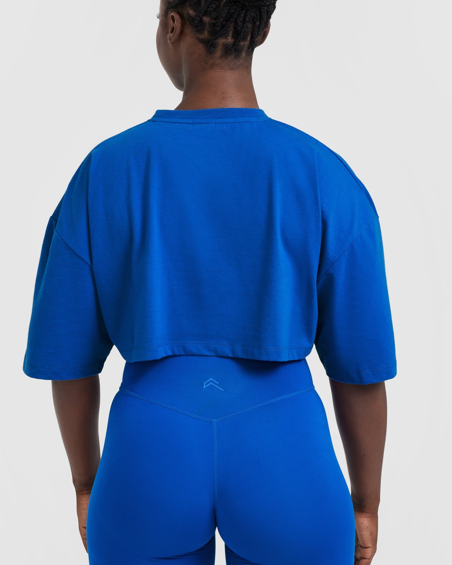 Classic Relaxed Crop Lightweight T-Shirt | Cobalt - Image 5