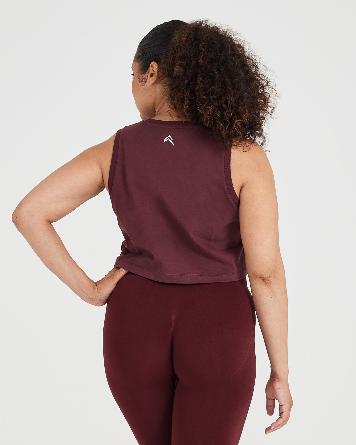Graphic Jersey Tank | Washed Rosewood - Image 2