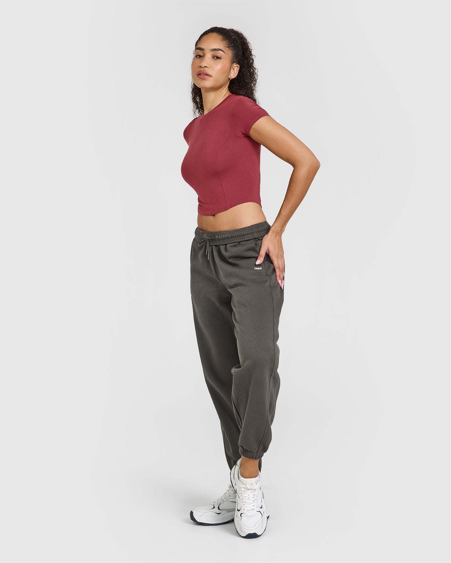 Mellow Soft Mid Short Sleeve T-Shirt | Burnt Cherry - Image 3