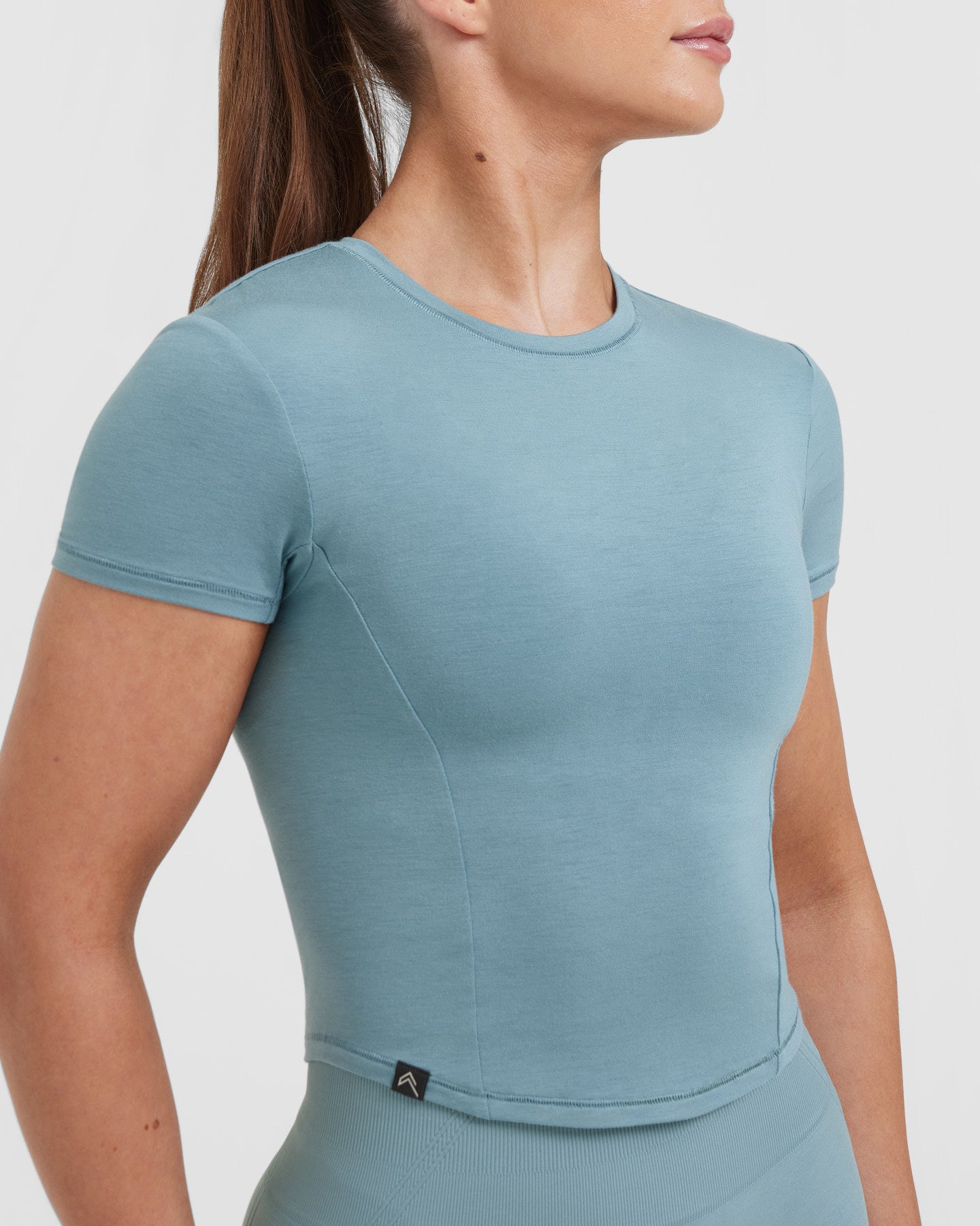Mellow Soft Mid Short Sleeve T-Shirt | Steel Blue - Image 5