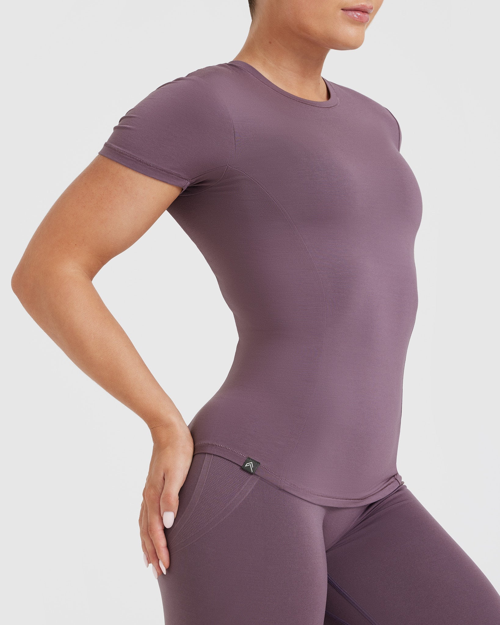 Mellow Soft Short Sleeve T-Shirt | Vintage Purple - Image 6