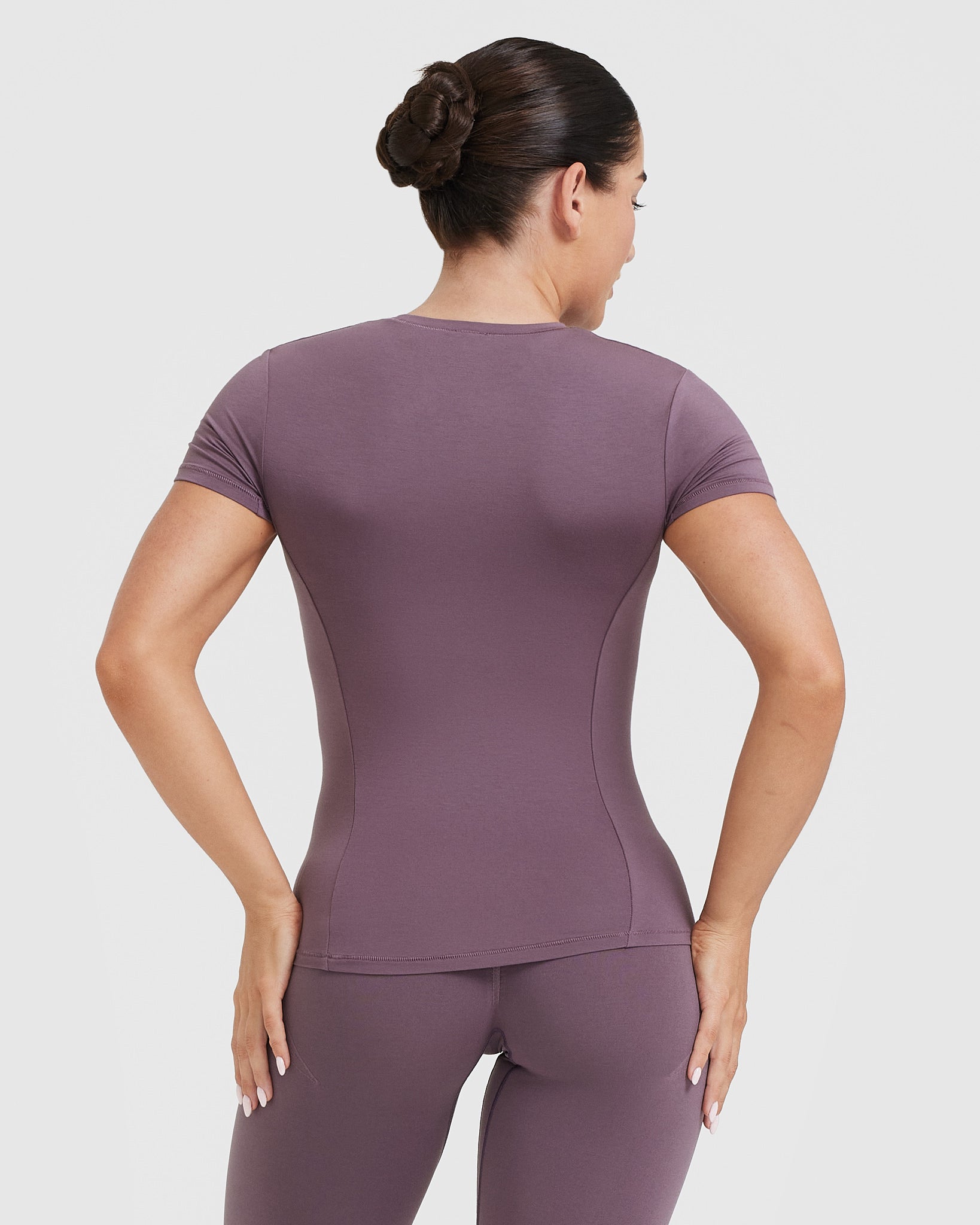 Mellow Soft Short Sleeve T-Shirt | Vintage Purple - Image 2
