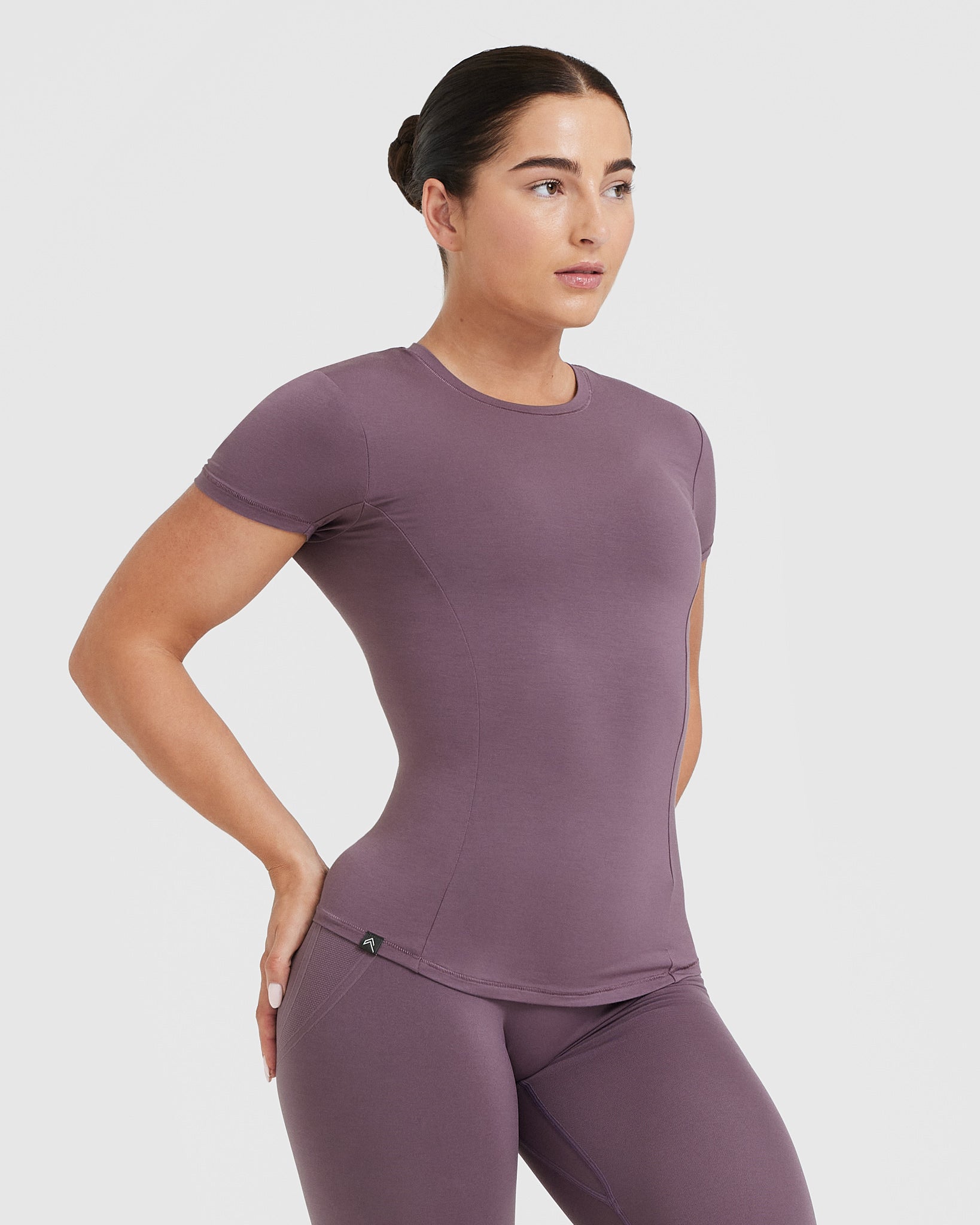 Mellow Soft Short Sleeve T-Shirt | Vintage Purple - Image 3