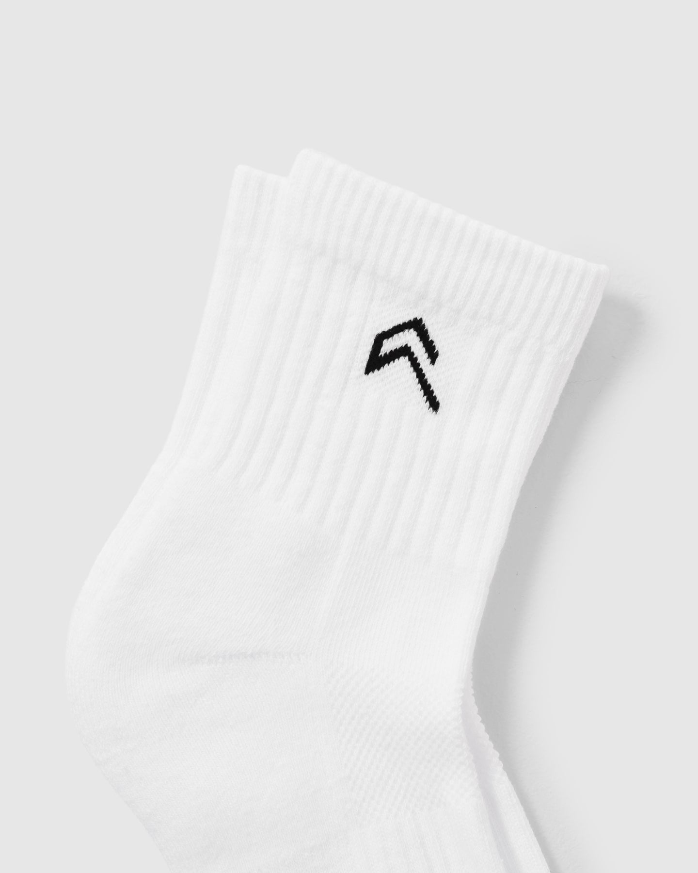 Mid Crew Socks 3 Pack | Grey/White/Black - Image 4