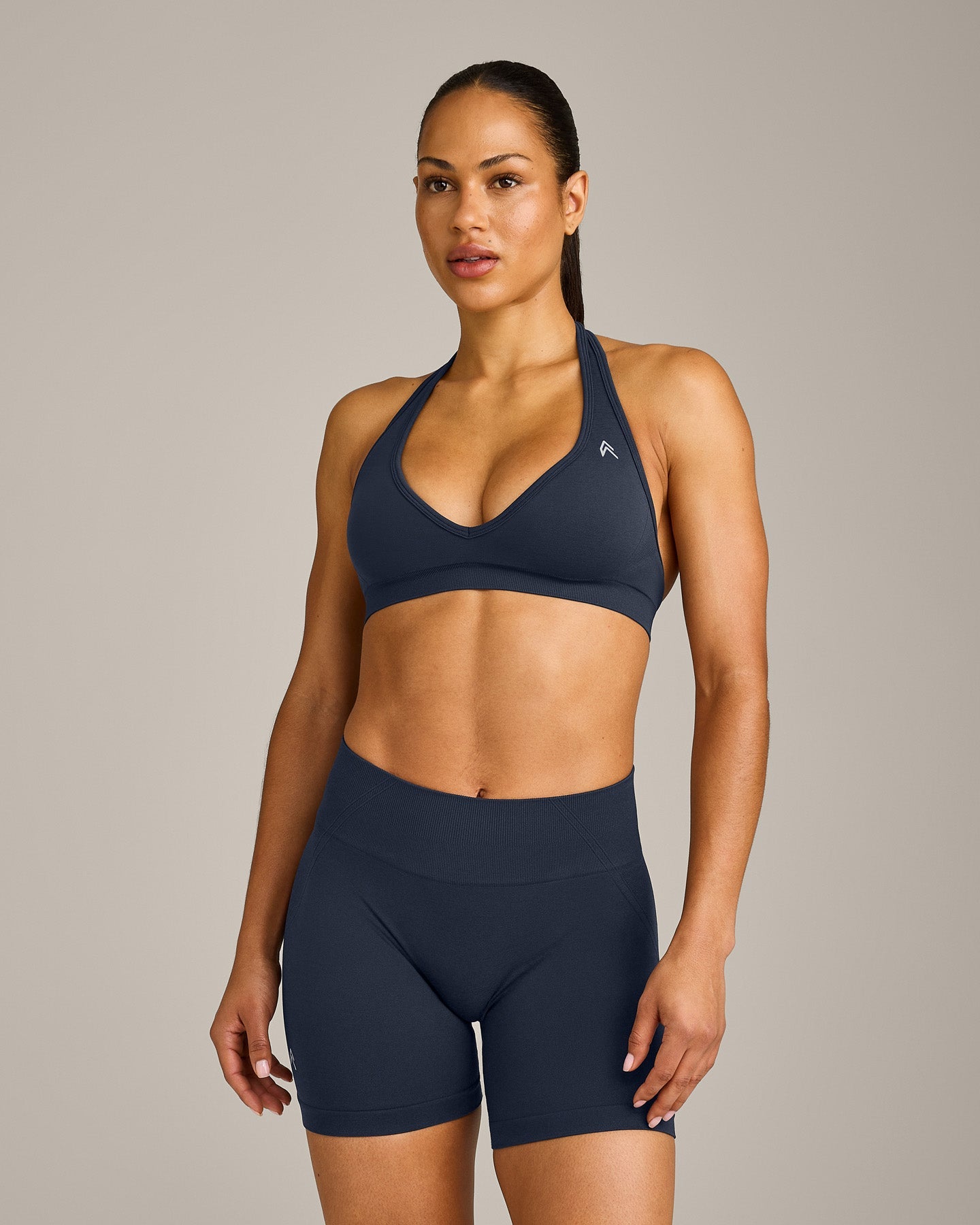 EffortlessLift Seamless Halter Neck Sports Bra New Branding | True Blue