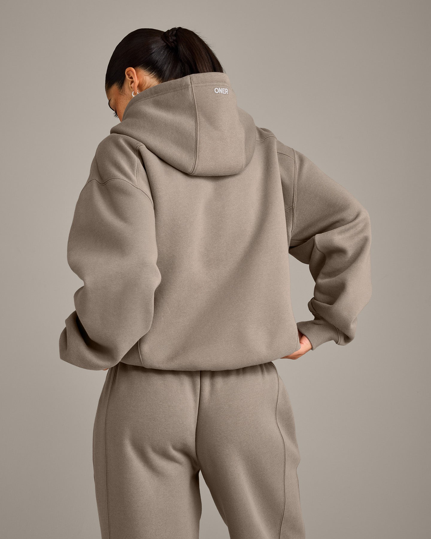 Foundations Cosy Zip Through Hoodie | Minky - Image 2