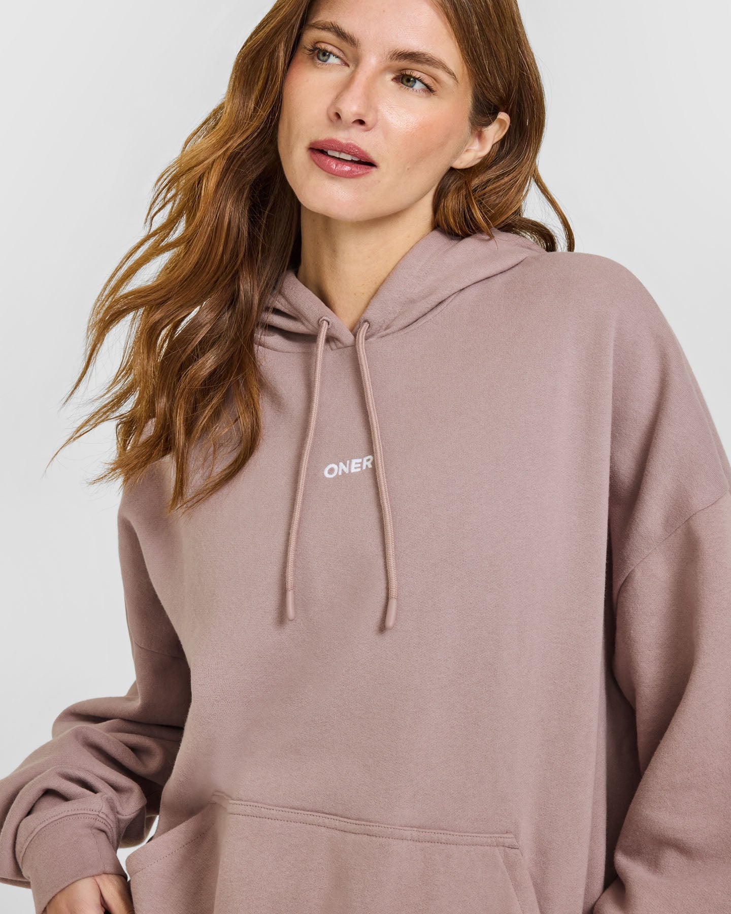 Mid Weight Relaxed Hoodie | Dusty Purple - Image 2