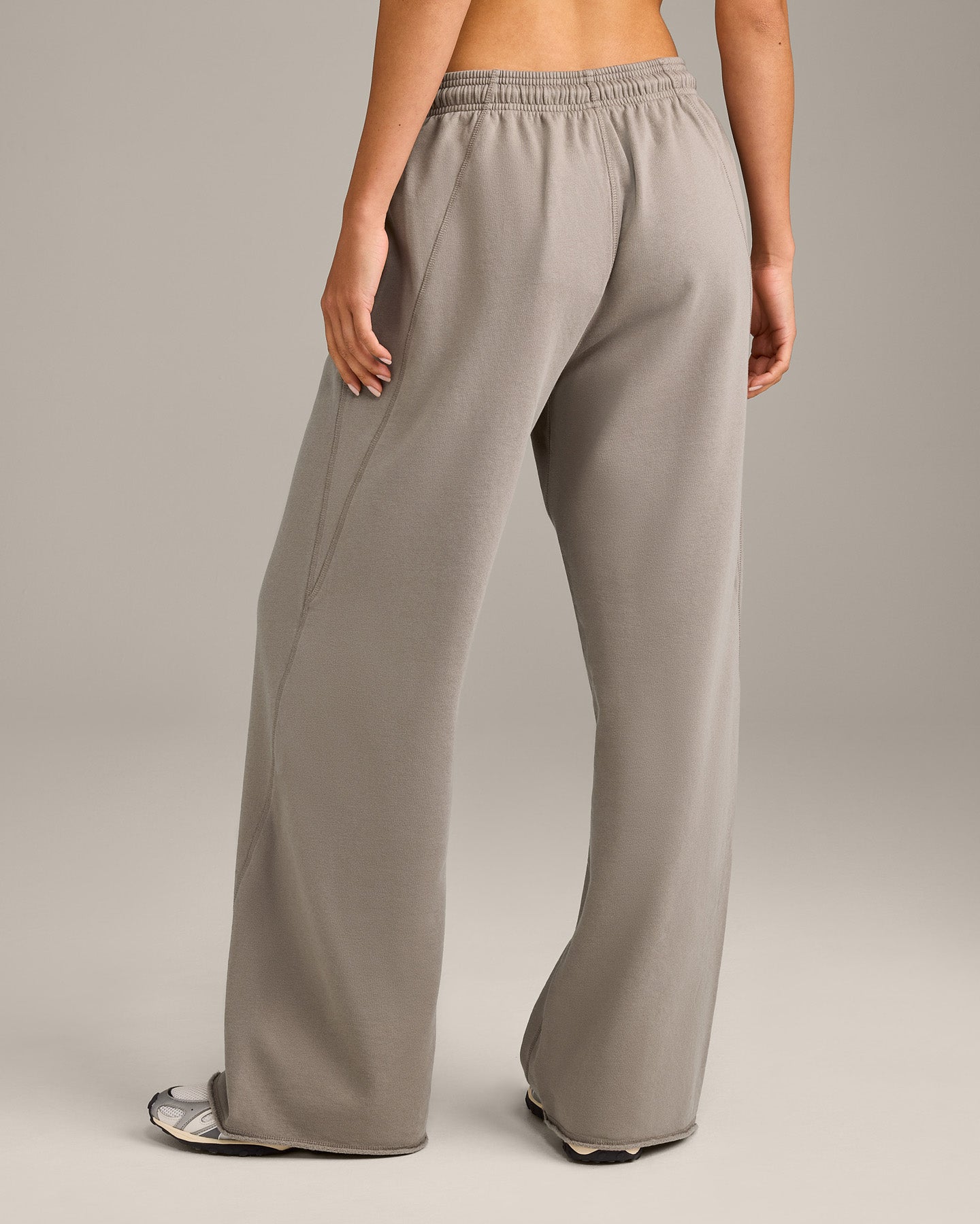 Raw Cut Lounge Wide Leg Joggers | Washed Minky - Image 2