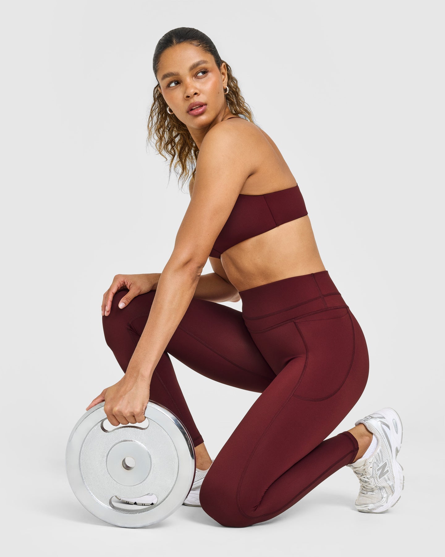 UnifiedMove High Waisted Pocket Leggings | Rosewood - Image 6