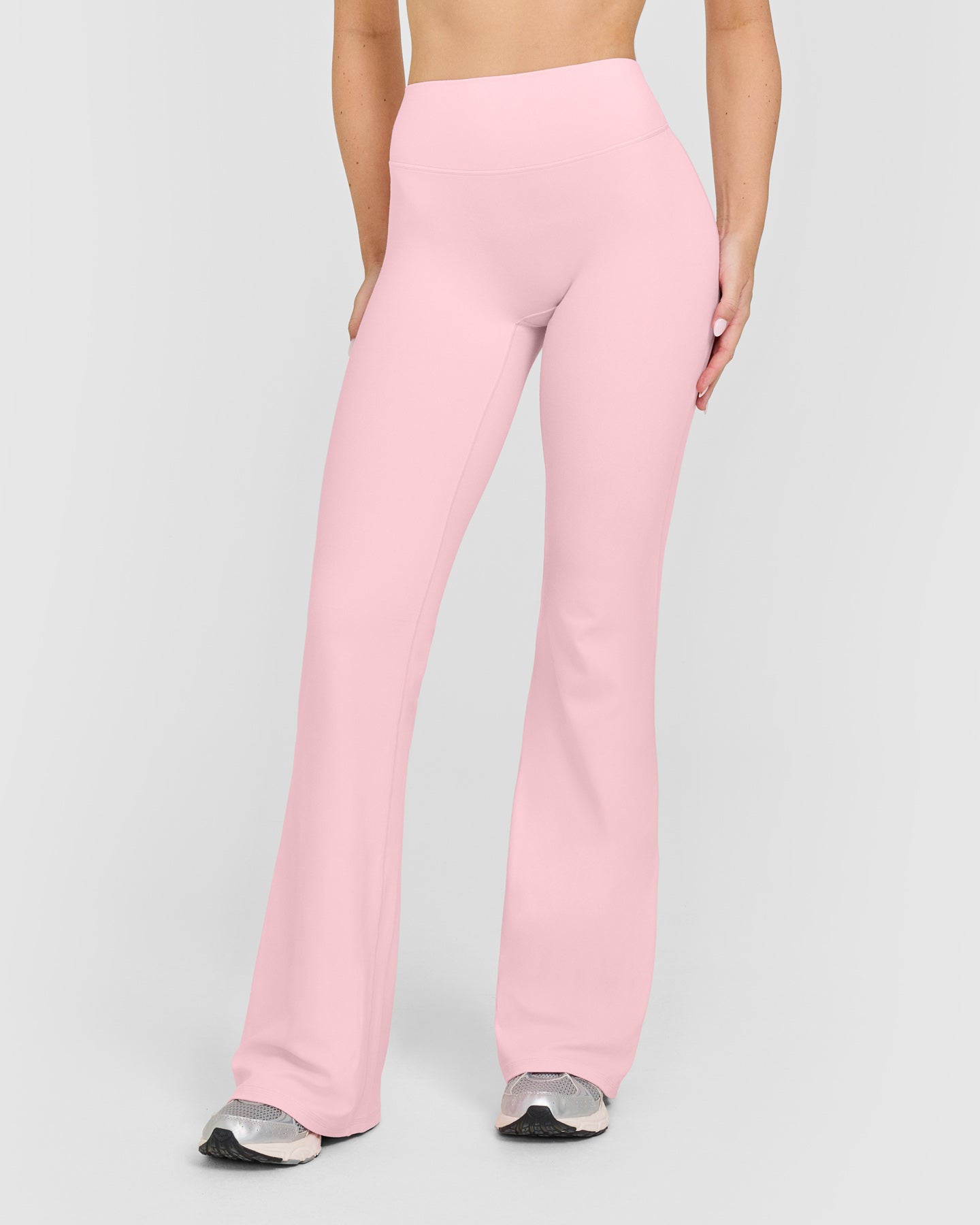 SoftMotion Flared Bottoms with White Logo | Cherry Blossom Pink - Image 2