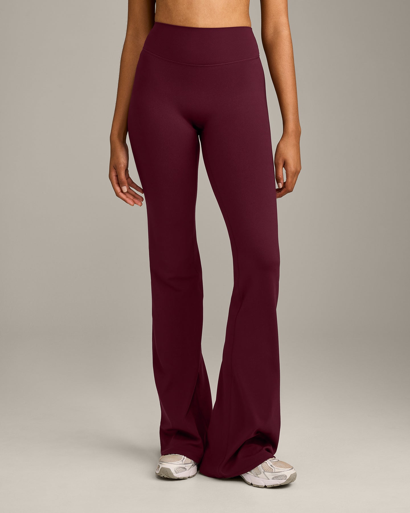 SoftMotion Flared Bottoms with Grey Logo | Cherry Lacquer Purple - Image 2