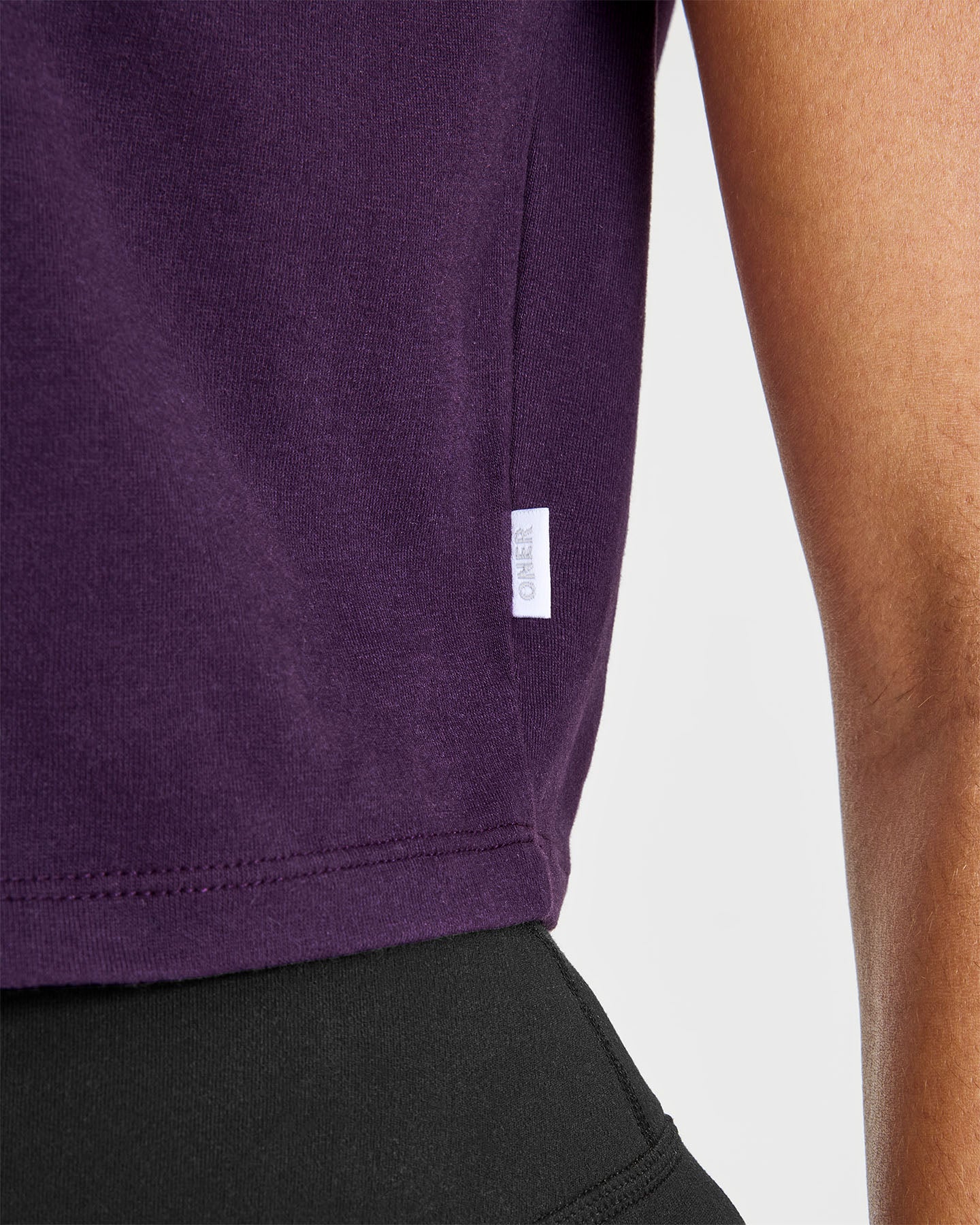 Cotton Relaxed T-Shirt | Blackberry Purple - Image 6