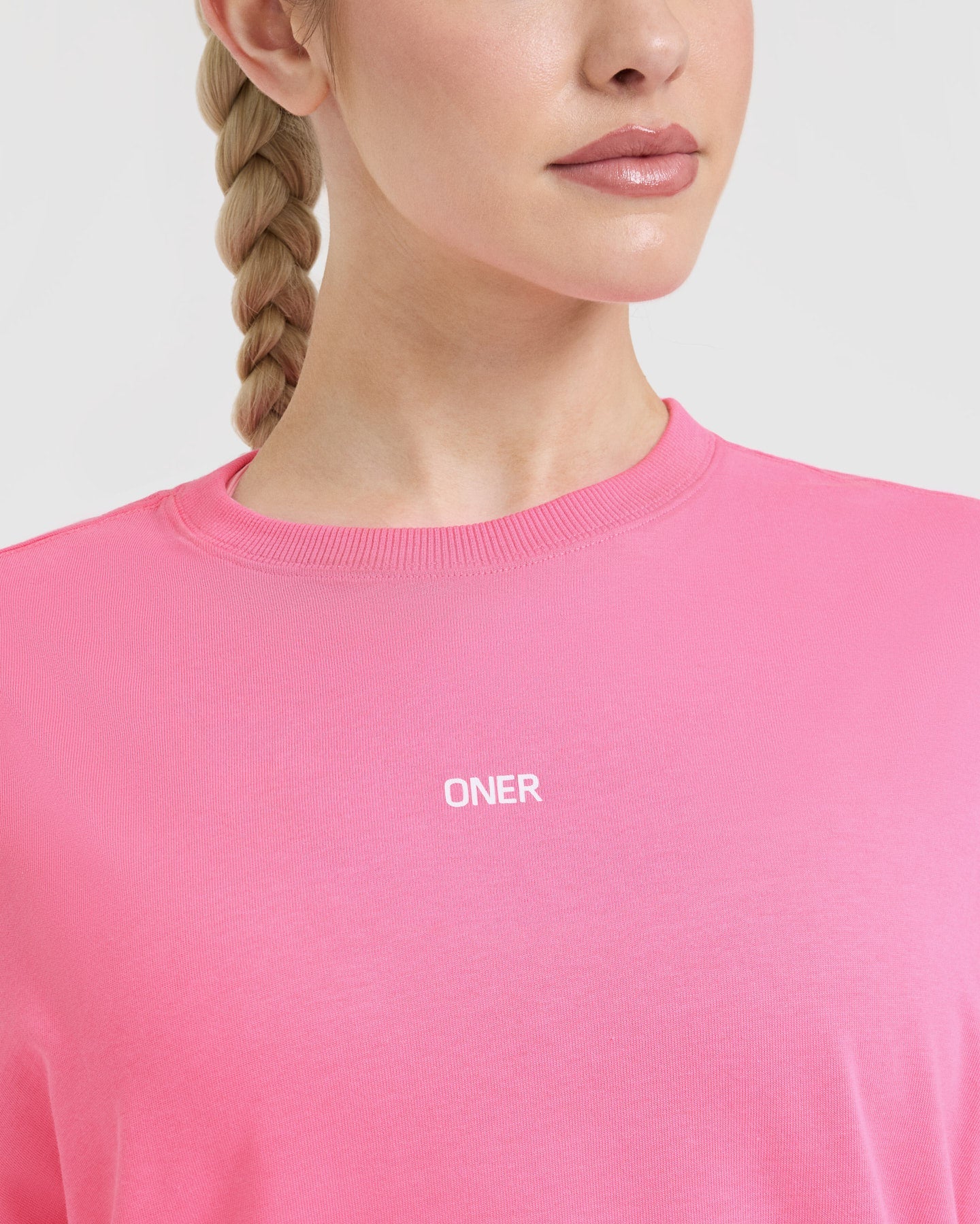 Raising The Bar Graphic Unisex T-Shirt | Peony Pink - Image 4