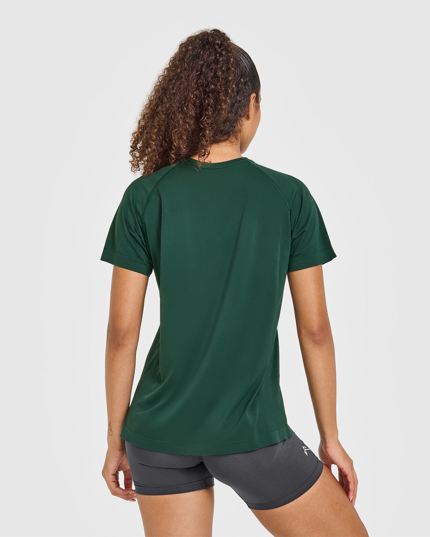 Go To Seamless Loose Top | Racing Green - Image 2