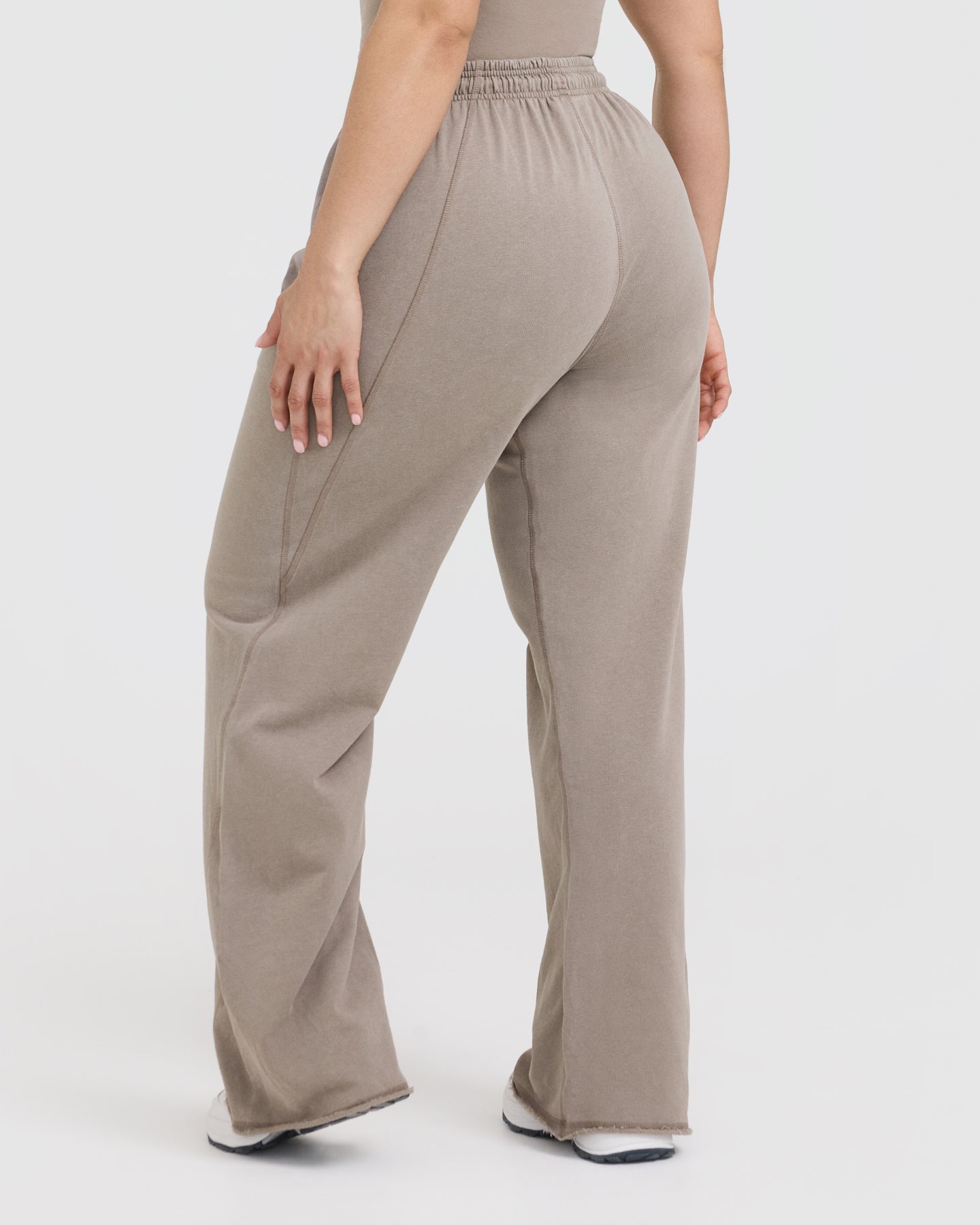 Raw Lounge Wide Leg Joggers | Washed Minky - Image 2