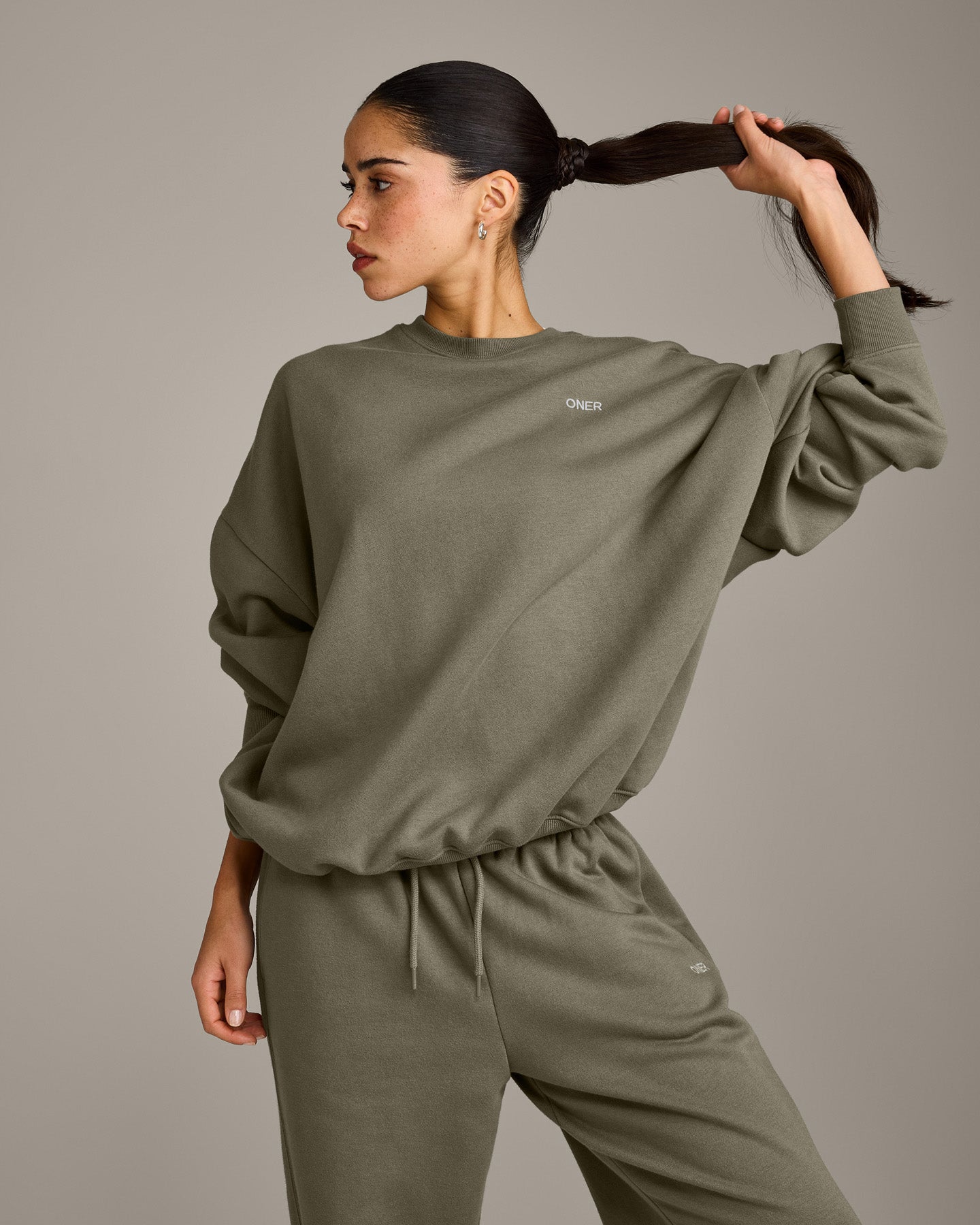 Foundations All Season Crew Neck Sweatshirt | Alpine Green