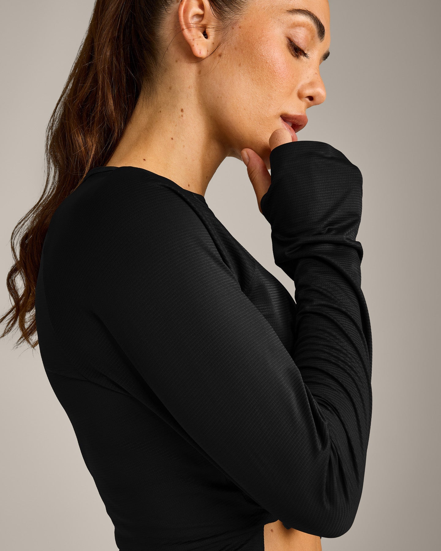 PrecisionMove Long Sleeve Top | Black - Image 2