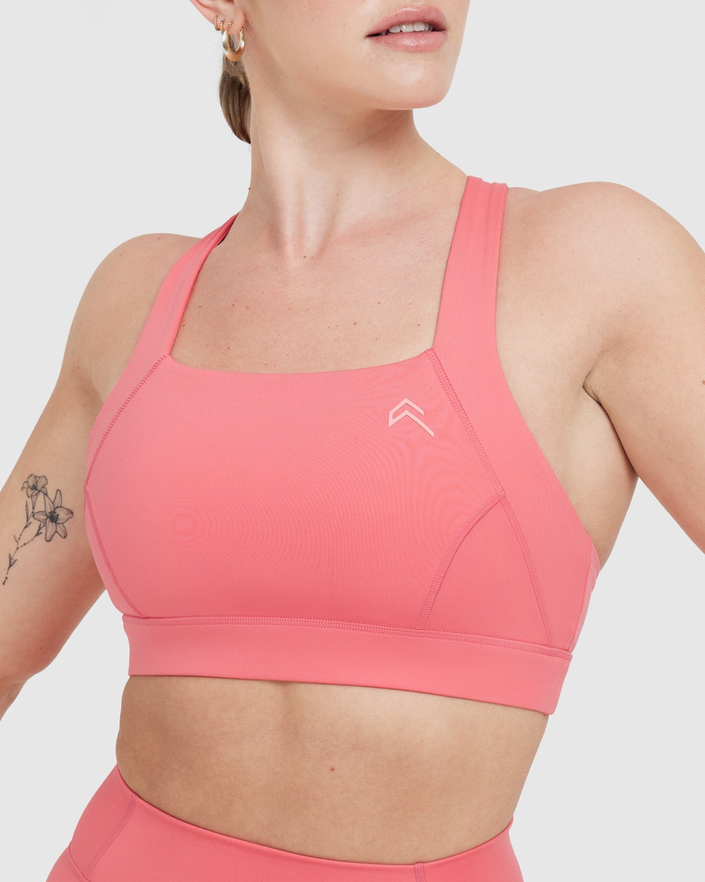 Timeless Wide Strap Sports Bra | Amplify Pink - Image 4