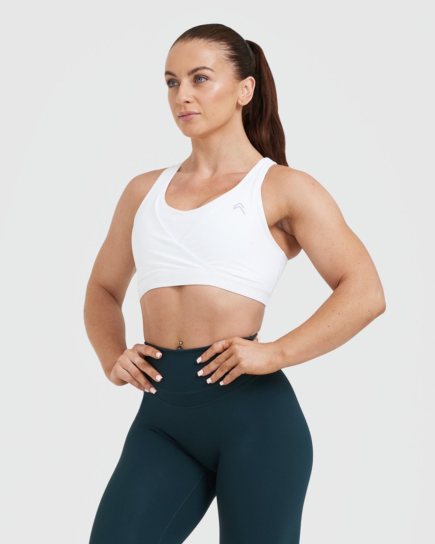 UnifiedMove Layered Sports Bra | White - Image 3